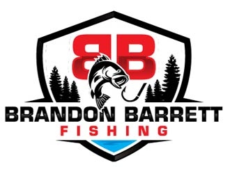 Brandon Barrett Fishing logo design by logoguy