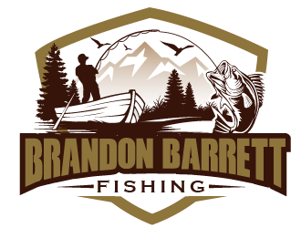 Brandon Barrett Fishing logo design by THOR_
