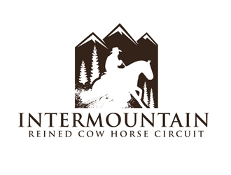 Intermountain Reined Cow Horse Circuit logo design by DreamLogoDesign