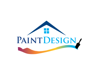 PaintDesign logo design by Girly
