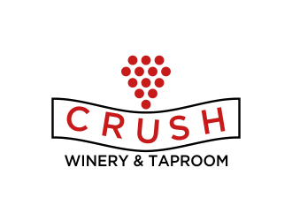 crush winery & taproom logo design by oke2angconcept