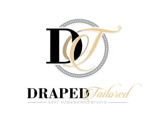 Draped and Tailored logo design by Godvibes