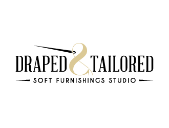 Draped and Tailored logo design by akilis13