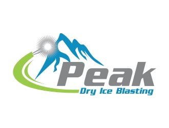 Peak Dry Ice Blasting logo design by ruki
