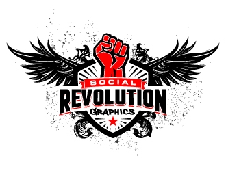 Social Revolution Graphics logo design by jaize