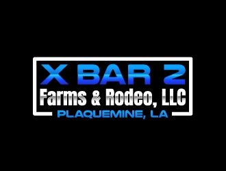 X Bar 2 Farms & Rodeo, LLC   Plaquemine, LA logo design by nexgen