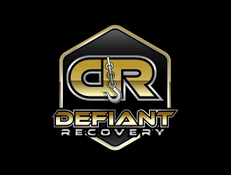 Defiant Recovery logo design by MarkindDesign