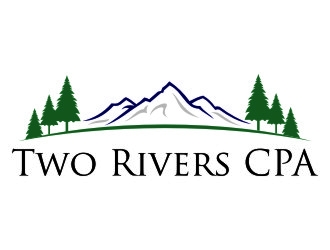Two Rivers CPA logo design by jetzu