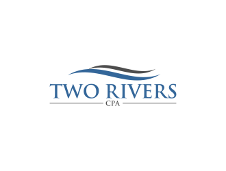 Two Rivers CPA logo design by imagine