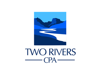 Two Rivers CPA logo design by kunejo