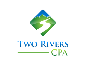 Two Rivers CPA logo design by meliodas