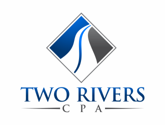 Two Rivers CPA logo design by mutafailan
