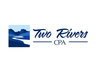 Two Rivers CPA logo design by kunejo