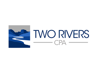 Two Rivers CPA logo design by kunejo