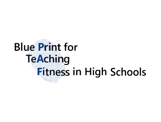 Blue Print for Teaching Fitness in High Schools logo design by Girly