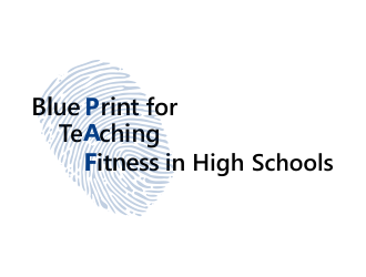 Blue Print for Teaching Fitness in High Schools logo design by Girly