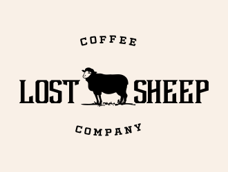 Lost Sheep Coffee Company logo design by aldesign