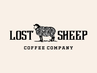 Lost Sheep Coffee Company logo design by aldesign