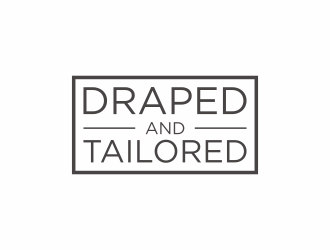 Draped and Tailored logo design by arturo_