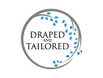 Draped and Tailored logo design by jetzu