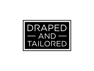 Draped and Tailored logo design by dayco