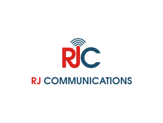 RJ Communications logo design by Landung