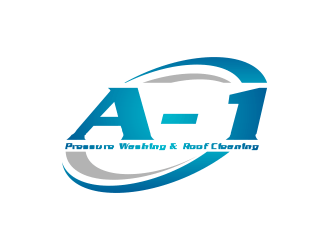 A-1 Pressure Washing & Roof Cleaning logo design by Greenlight