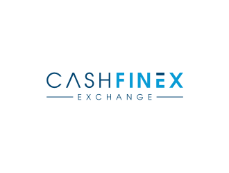 CashFinex Exchange logo design by Landung