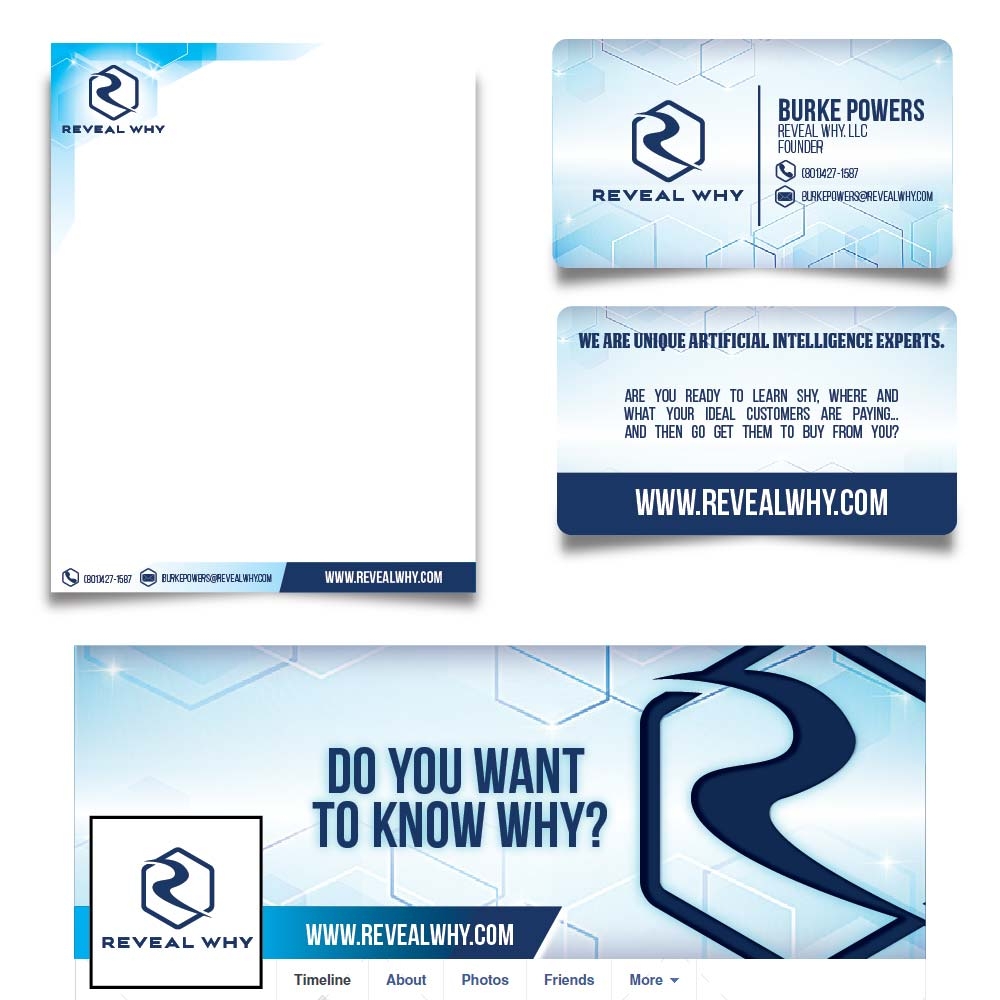 Reveal Why, LLC logo design by justine