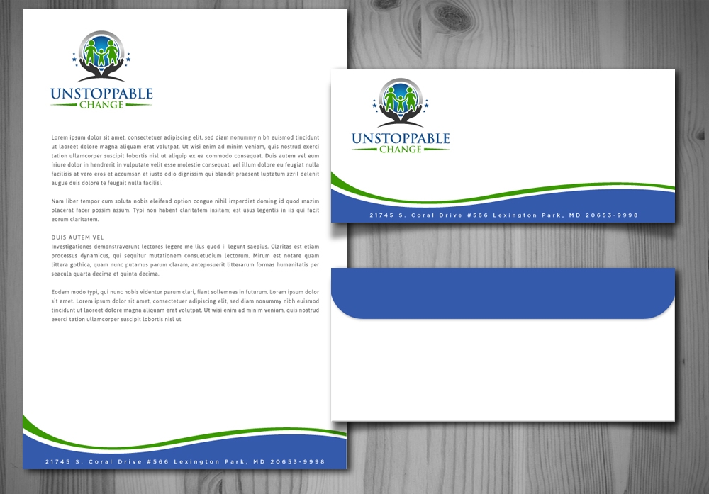 Unstoppable Change logo design by scriotx