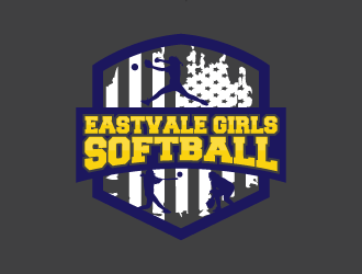 Eastvale Girls Softball logo design by Donadell