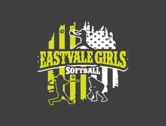 Eastvale Girls Softball logo design by Donadell