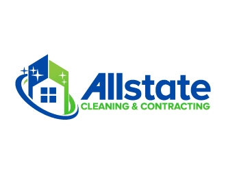 Allstate Cleaning & Contracting logo design by jaize