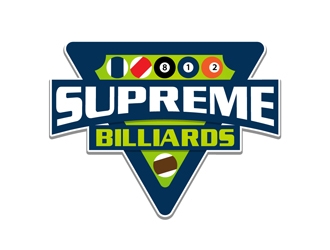 Supreme Billiards logo design by DreamLogoDesign
