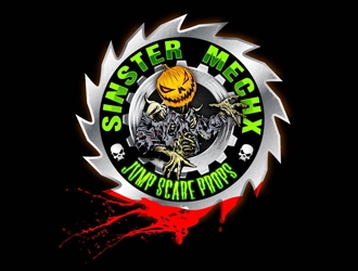 Halloween Animatronic Prop Logo Update and Revision logo design by DreamLogoDesign