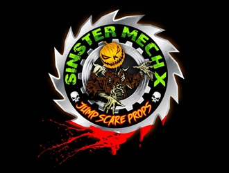 Halloween Animatronic Prop Logo Update and Revision logo design by DreamLogoDesign