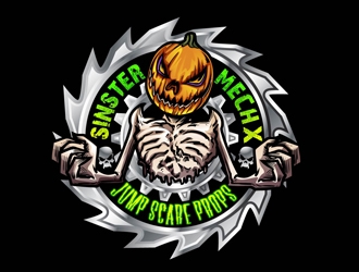 Halloween Animatronic Prop Logo Update and Revision logo design by DreamLogoDesign