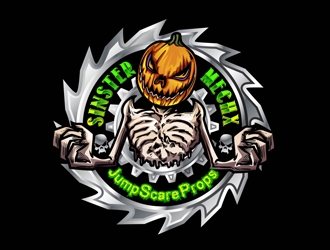 Halloween Animatronic Prop Logo Update and Revision logo design by DreamLogoDesign