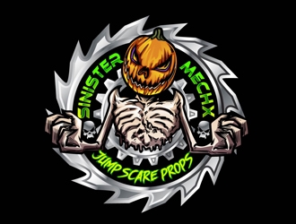 Halloween Animatronic Prop Logo Update and Revision logo design by DreamLogoDesign