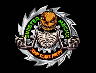 Halloween Animatronic Prop Logo Update and Revision logo design by DreamLogoDesign