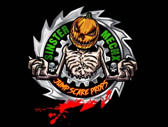 Halloween Animatronic Prop Logo Update and Revision logo design by DreamLogoDesign