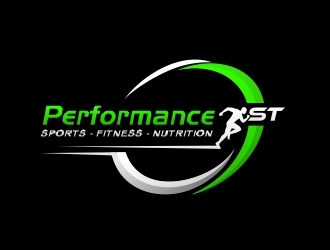 Performance 1st  logo design by amar_mboiss