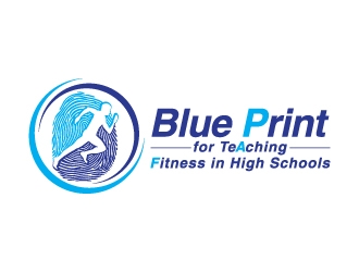 Blue Print for Teaching Fitness in High Schools logo design by J0s3Ph