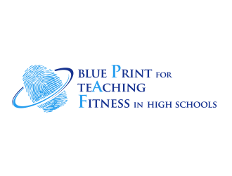 Blue Print for Teaching Fitness in High Schools logo design by BeDesign