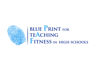 Blue Print for Teaching Fitness in High Schools logo design by BeDesign