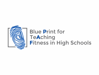Blue Print for Teaching Fitness in High Schools logo design by mutafailan