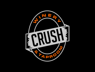 crush winery & taproom logo design by togos