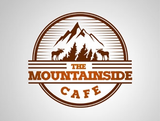 The Mountainside Cafe logo design by yoecha