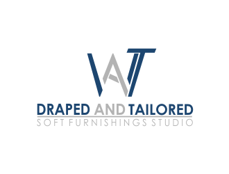 Draped and Tailored logo design by giphone
