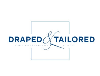 Draped and Tailored logo design by REDCROW